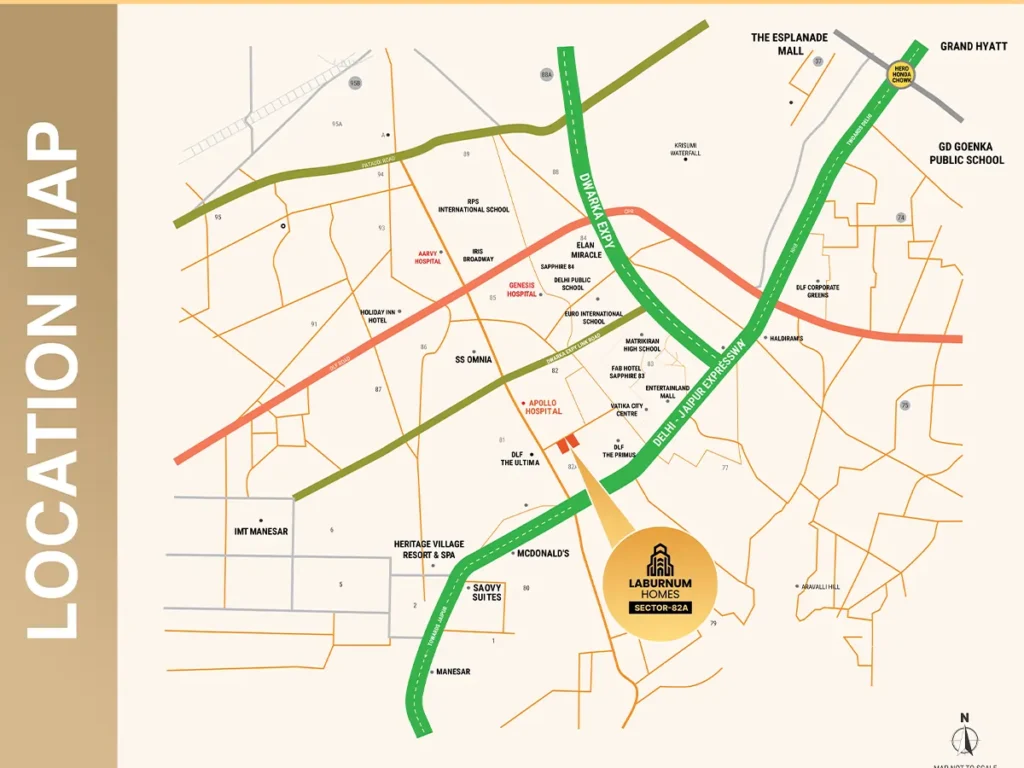 Location Sector 82 Gurgaon