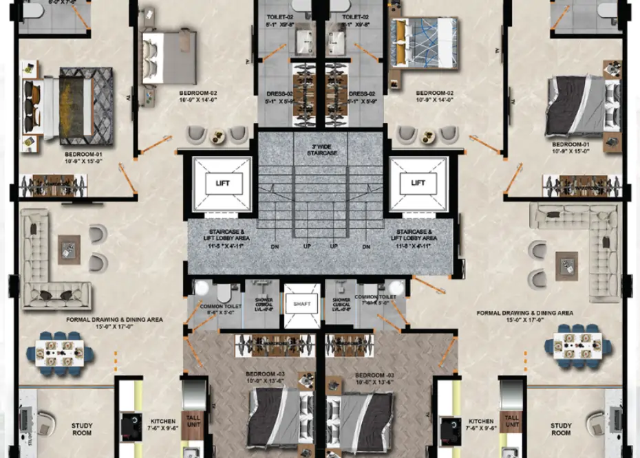 Builder Floors on Sector 63A