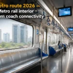 Gurugram Metro rail interior GMRL modern coach connectivity