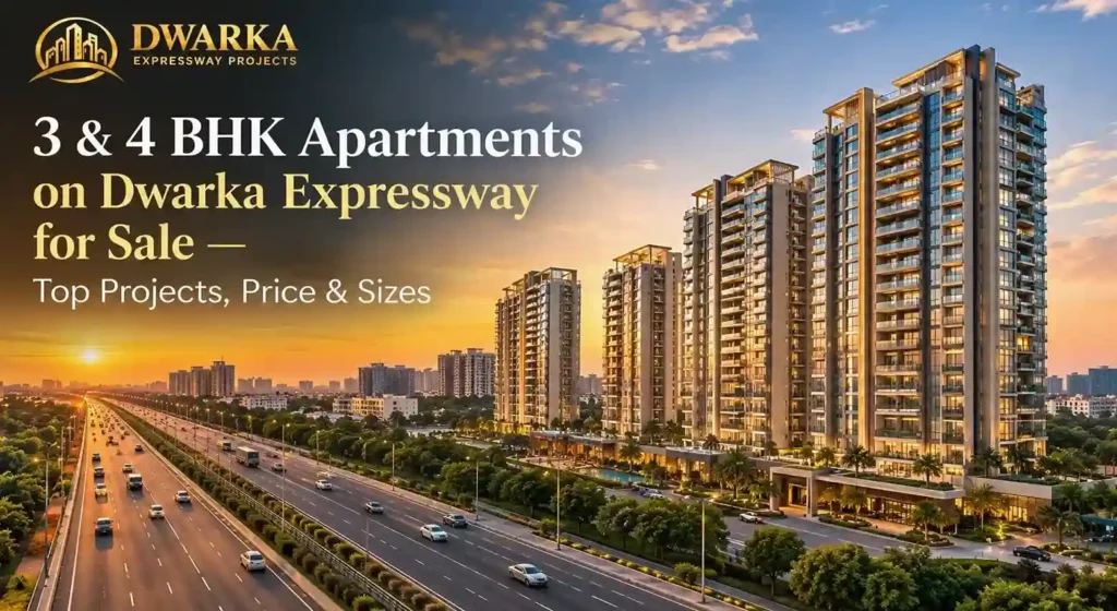 3 & 4 BHK apartments on Dwarka Expressway for sale 2026